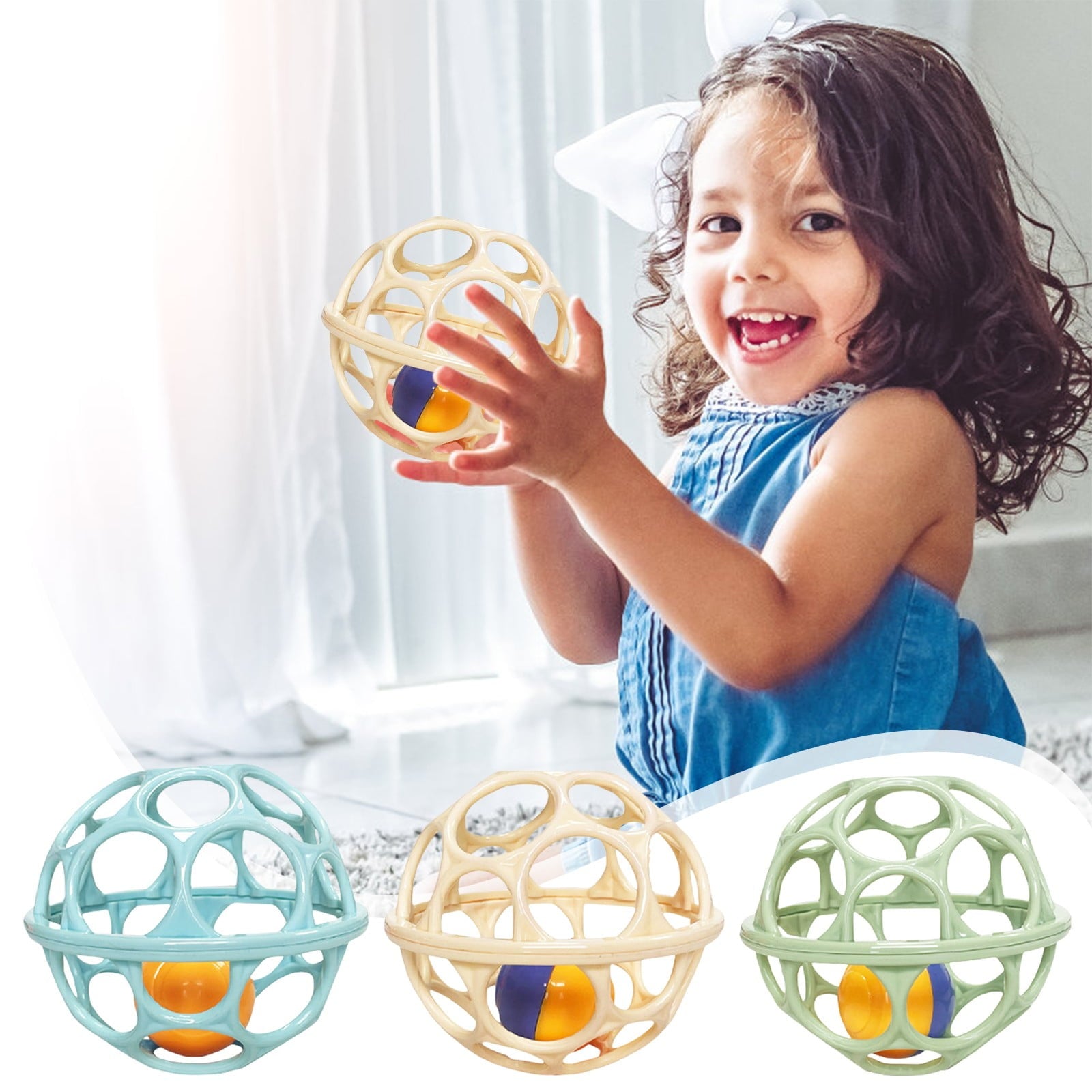 Twfbrm Baby Rattles Toy Set, Baby Toys 0-6 Months Infant Toys 6-12 Months Teethers for Babies 3-6 Months Basket Stuffers Gifts, Sensory Teething Toys 0 1 2 3 4 5 6 Month Newborn Boy Girl